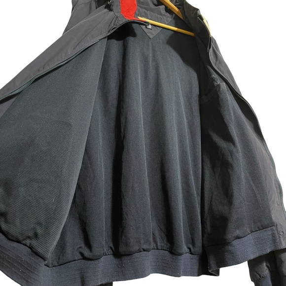 Tommy Hilfiger Lightweight Jacket Navy Blue Concealed Hood Waterproof Size XXL - Picture 4 of 12